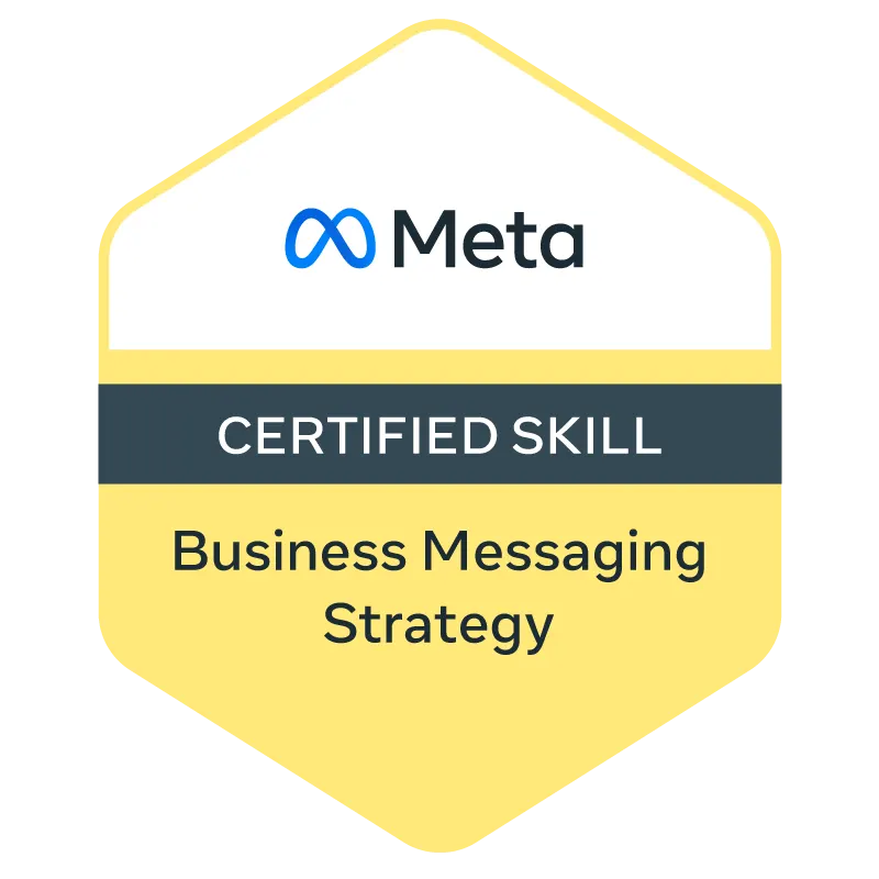 Meta Certified Skill in Business Messaging Strategy Meta Certified Skill in Business Messaging Strategy