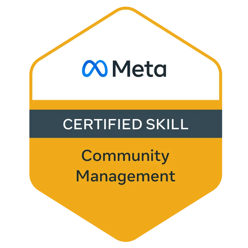 Meta Certified Skill in Community Management Meta Certified Skill in Community Management